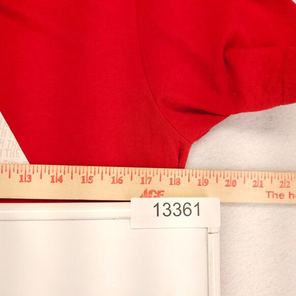 Adidas Casual Crew Neck Short Sleeve Graphic T Shirt Mens Size Small S Red - Picture 6 of 9